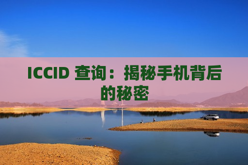 ICCID 查询：揭秘手机背后的秘密