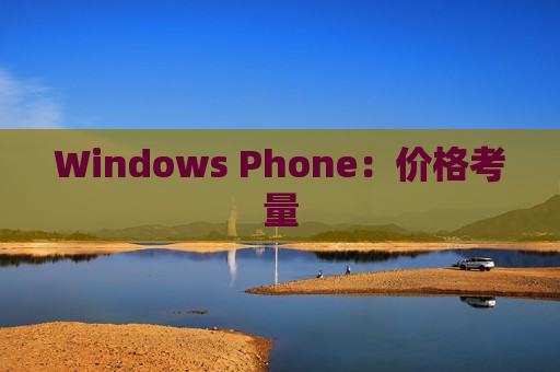 Windows Phone：价格考量