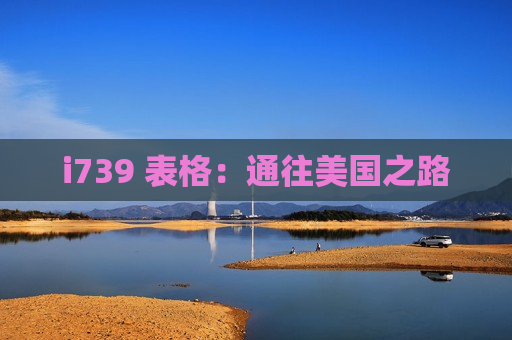 i739 表格：通往美国之路